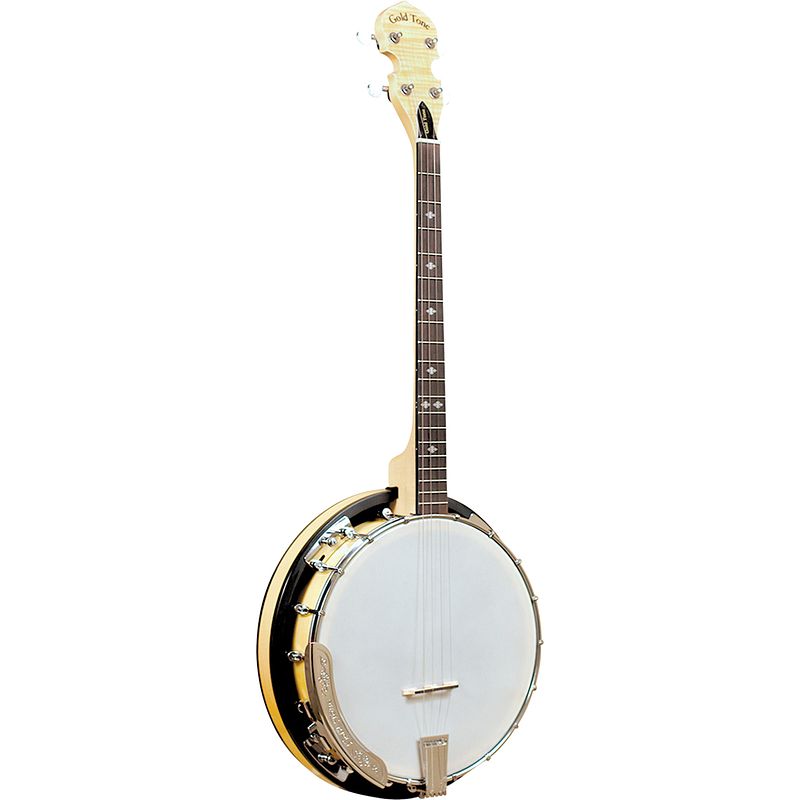 Foto van Gold tone cc-tenor cripple creek tenor banjo met gigbag