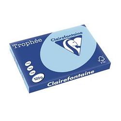 Foto van Clairefontaine trophée pastel a3 blauw, 120 g, 250 vel