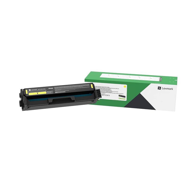 Foto van Lexmark recycling toner c/mc3426 c342xy0 origineel geel 4500 bladzijden