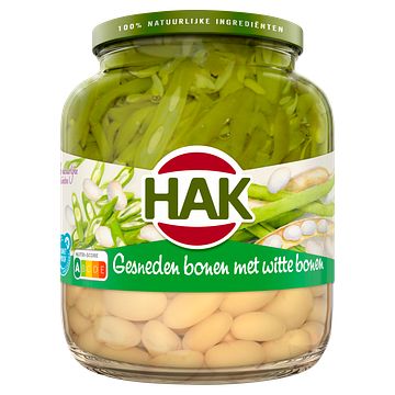 Foto van Hak gesneden bonen met witte bonen 685g bij jumbo