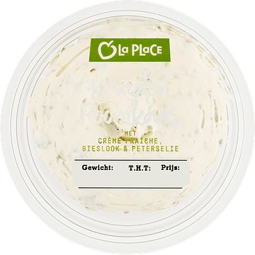 Foto van La place kruidenroomkaas met creme fraiche, bieslook & peterselie 120g bij jumbo