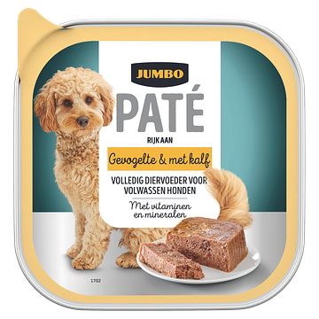 Foto van Jumbo pate gevogelte & kalf 300g