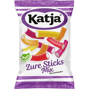 Foto van Katja zure sticks mix 250g bij jumbo