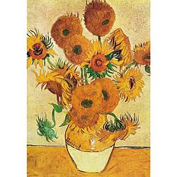 Foto van Vincent van gogh - vaso di girasoli kunstdruk 70x100cm