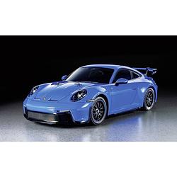 Foto van Tamiya 1:10 rc auto sportwagen 1:10 rc porsche 911 gt3 (992) (tt-02) brushed 4wd bouwpakket tt-02