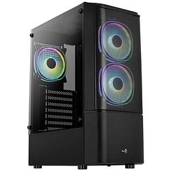 Foto van Aerocool quantum mesh midi-tower pc-behuizing zwart