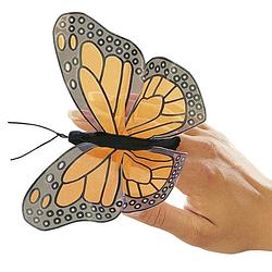 Foto van Folkmanis mini monarchsschmetterling / mini monarch butterfly