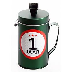 Foto van 1 jaar jubileum spaarpot - fopartikelen