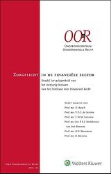 Foto van Zorgplicht in de financiële sector - d. busch - paperback (9789013160116)