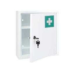 Foto van Medicijn/badkamerkastje met opdruk en slot - medicijnkastjes