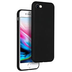Foto van Accezz color case voor apple iphone se (2022 / 2020) / 8 / 7 telefoonhoesje zwart
