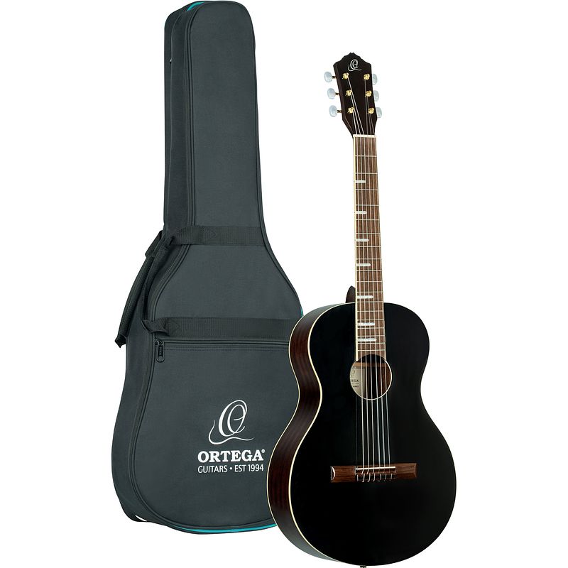 Foto van Ortega ranger series rra-bkt guitar klassieke gitaar met gigbag