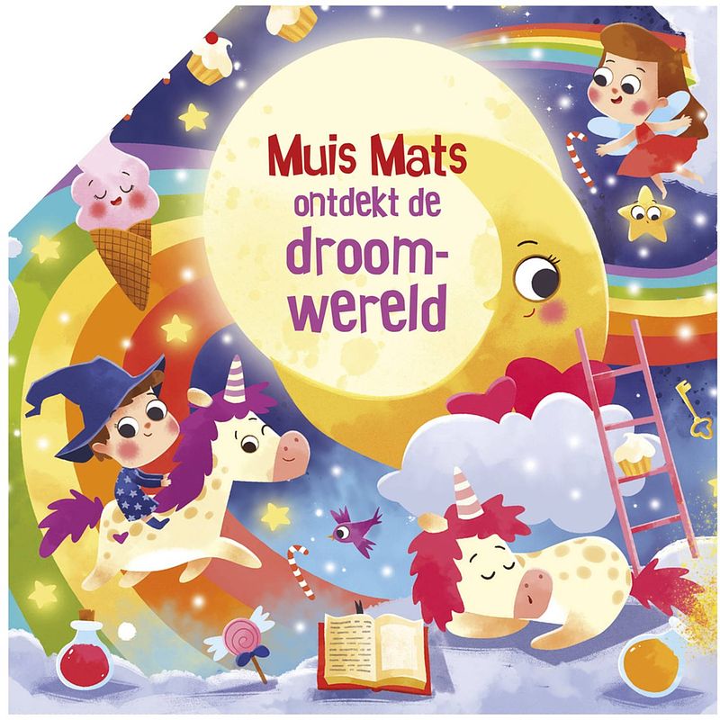 Foto van Muis mats ondekt de droomwereld - uitklapbaar kinderboek, met 5 panoramapagina'ss