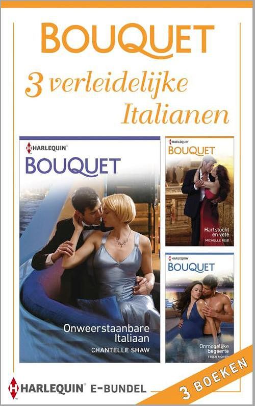 Foto van 3 verleidelijke italianen - trish morey, michelle reid, chantelle shaw - ebook