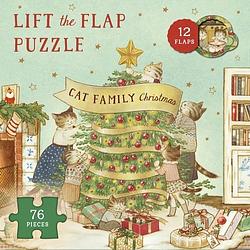 Foto van Cat family christmas lift-the-flap puzzle - puzzel;puzzel (9780711287853)