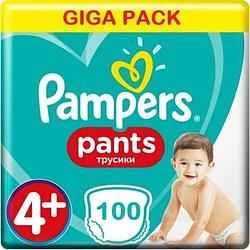 Foto van Pampers - baby dry pants - maat 4+ - mega pack - 100 luierbroekjes