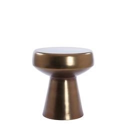 Foto van Side table 38x42 cm dakwa shiny brown bronze