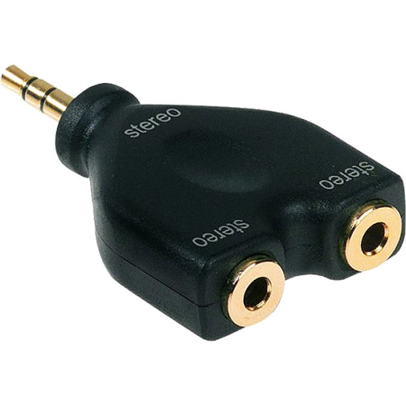 Foto van Proel dhpa140 adapterplug stereo mini-jack - 2x stereo mini-jack