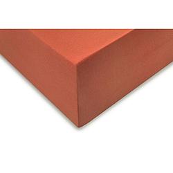 Foto van Zo home satinado hoeslaken katoen satijn 35cm hoekhoogte - copper orange 90x210-220cm