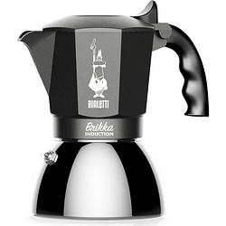 Foto van Bialetti brikka induction 4 cup espressomachine zwart, zilver