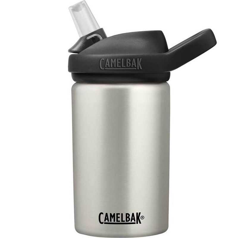 Foto van Camelbak drinkfles eddy+ geïsoleerd 400 ml rvs zilver