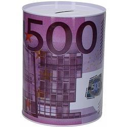 Foto van 500 euro biljet spaarpotje 8 x 11 cm - spaarpotten