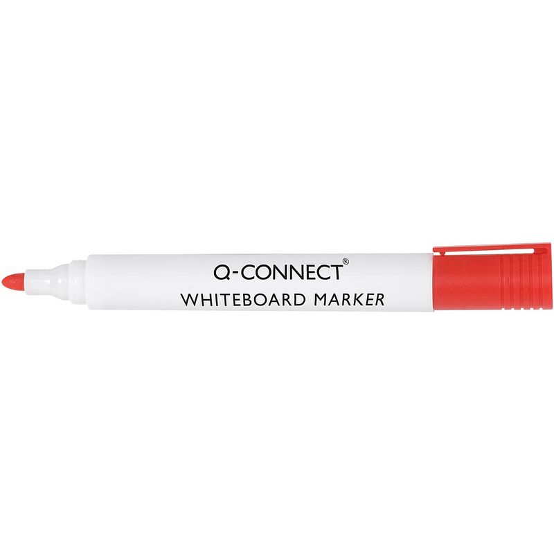 Foto van Q-connect whiteboardmarker, 2-3 mm, ronde punt, rood