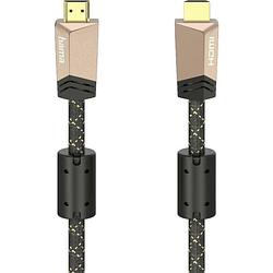 Foto van Hama hdmi aansluitkabel hdmi-a stekker, hdmi-a stekker 0.75 m bruin 00205024 hdmi-kabel