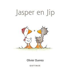 Foto van Jasper en jip - olivier dunrea - kartonboekje;kartonboekje (9789025776565)
