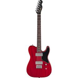 Foto van Fender american professional ii cabronita telecaster rw crimson transparent elektrische gitaar met koffer