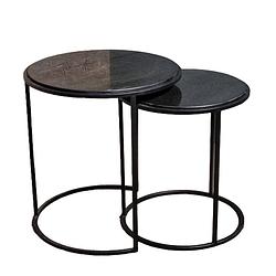 Foto van Benoa sienna sidetable set of 2