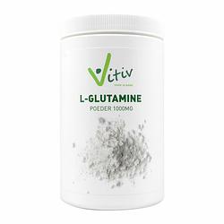 Foto van Vitiv l-glutaminepoeder 1000mg