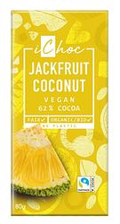 Foto van Ichoc jackfruit coconut vegan 62% cacao