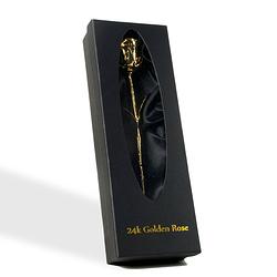 Foto van Gouden roos - gedipt in 24krt goud - luxe cadeauverpakking - echtheidscertificaat - golden rose - original