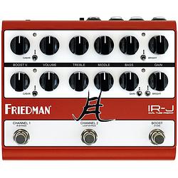 Foto van Friedman ir-j dual tube preamp & di jake e lee signature gitaar voorversterker met 12ax7 buizen