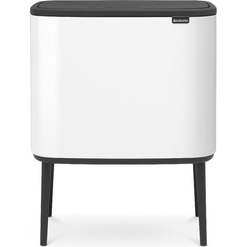 Foto van Brabantia afvalemmer bo touch bin, wit, 11 + 23 l (637527)