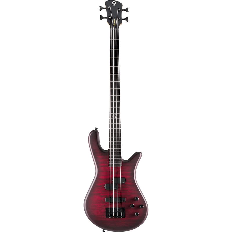 Foto van Spector ns pulse ii 4 black cherry matte elektrische basgitaar