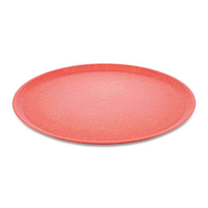 Foto van Koziol - rond bord, 25.5 cm, set van 4, organic, natuur koraal - koziol connect plate