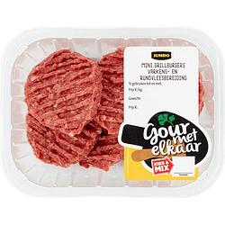 Foto van Jumbo mini grillburgers 180g