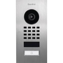 Foto van Doorbird d1101v unterputz buitenunit voor video-deurintercom via wifi wifi, lan rvs v4a (geborsteld)