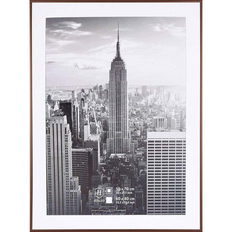 Foto van Henzo fotolijst - manhattan - fotomaat 60x80 cm - brons