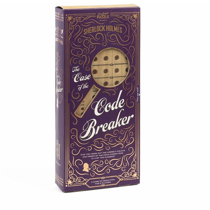 Foto van Professor puzzle denkspel the case of the code breaker hout