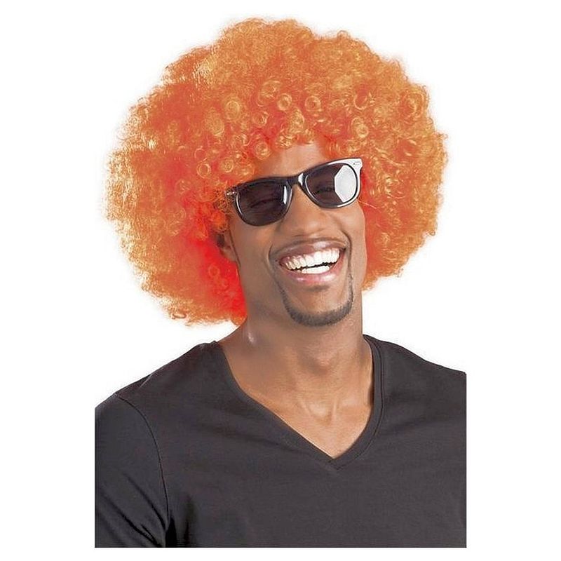 Foto van Verhaak afropruik synthetisch oranje one-size