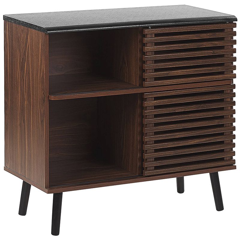 Foto van Beliani perth - sideboard-donkere houtkleur-mdf