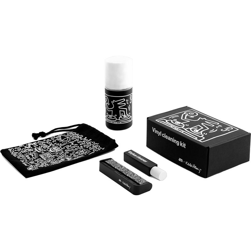 Foto van Am clean sound keith haring vinyl cleaning kit schoonmaakset