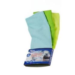 Foto van Lifetime clean microvezeldoek 30 cm groen/blauw 3 stuks