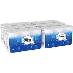 Foto van Kleenex toiletpapier, 2-laags, 600 vellen, pak van 6 rollen