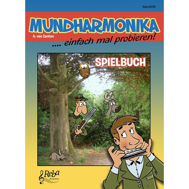 Foto van Reba productions mundharmonika einfach mal probieren spielbuch