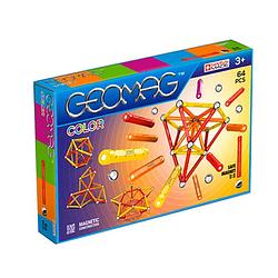 Foto van Geomag color rood/oranje/geel 64-delig