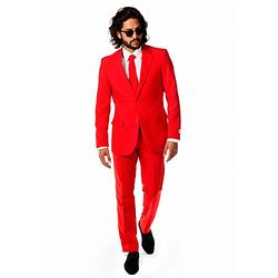 Foto van Luxe rood heren kostuum 48 (m)